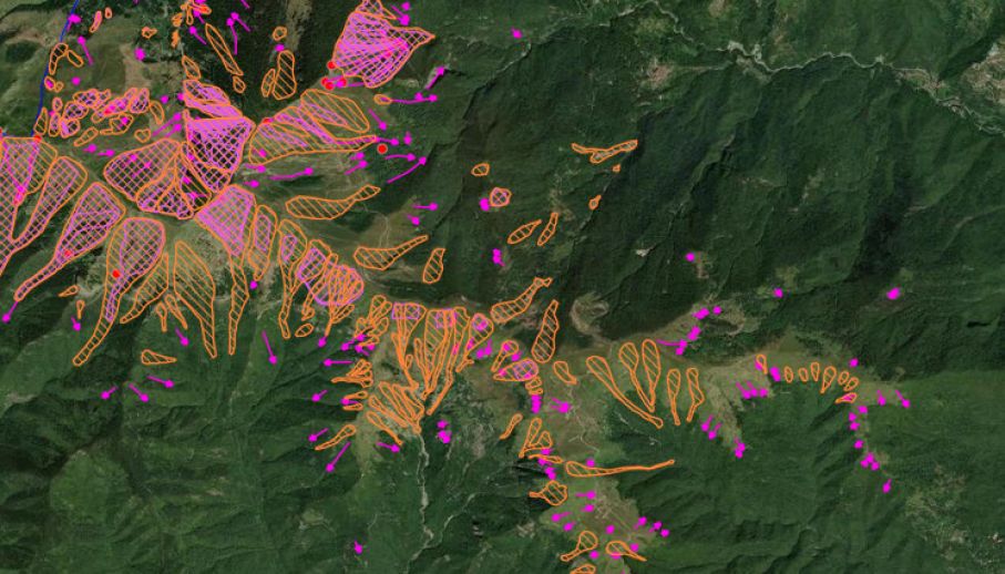 Aggiornamento carta localizzazione valanghe - D.D. n. 9253/2025
