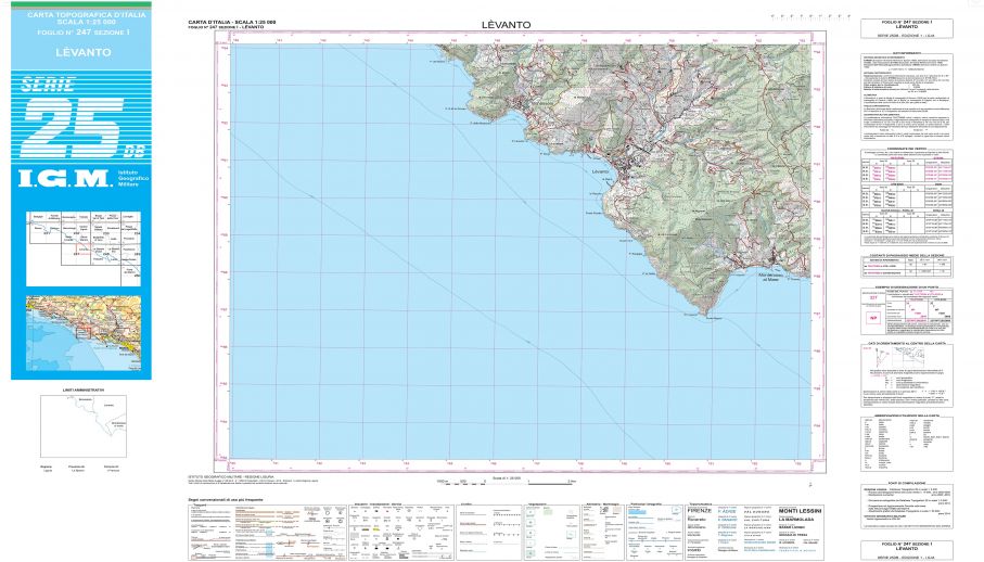 Carta regionale 1:25000 - DB topografico